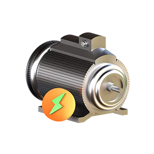 采用高功铜制电机