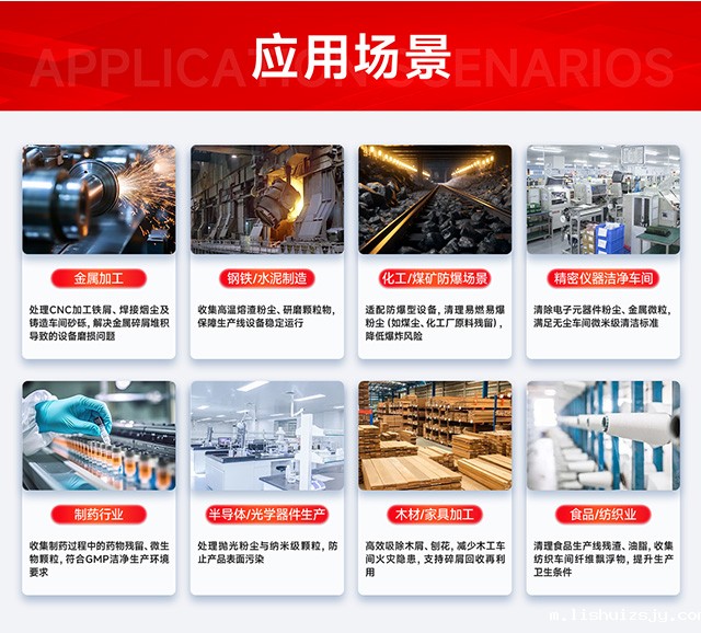工业吸尘器应用场景
