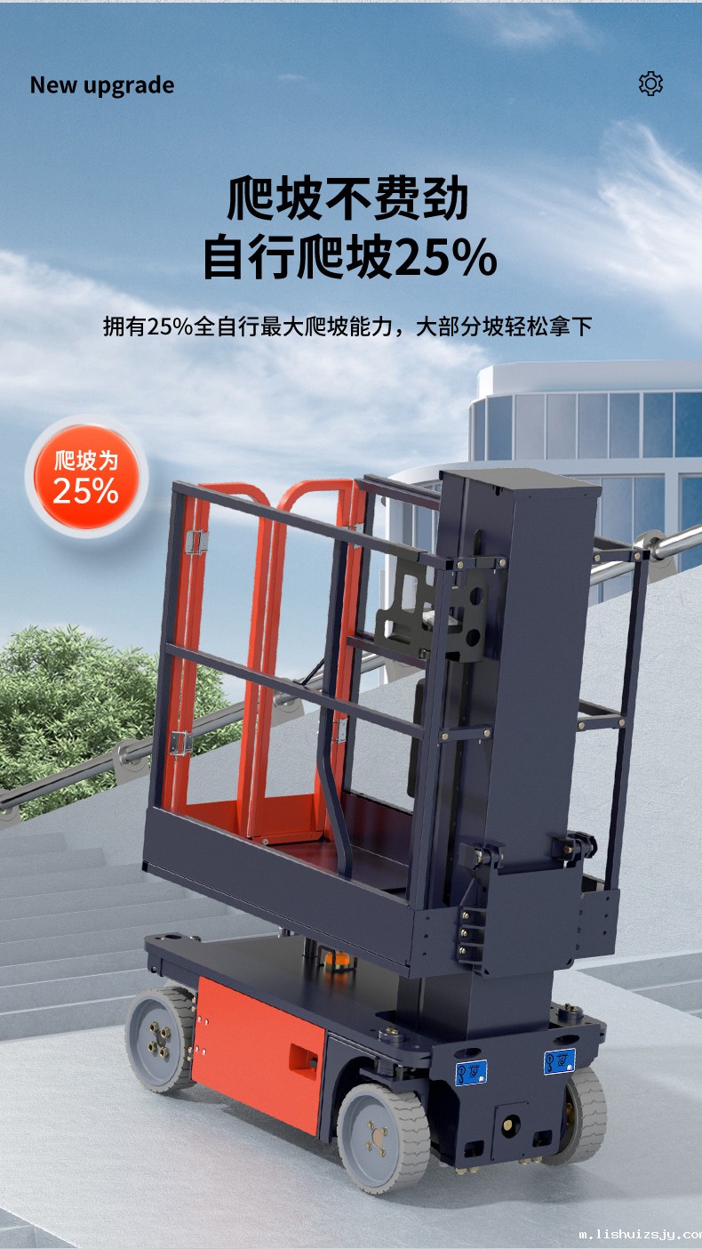 爬坡不费劲自行爬坡25%